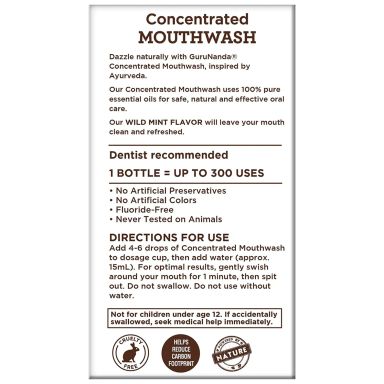 GURUNANDA CONCENTRATED MOUTHWASH (2 FL. OZ)