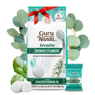 BREATHE EUCALYPTUS SHOWER STEAMERS - INDIVIDUALLY WRAPPED - 10 COUNT