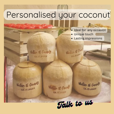Personalised your coconut