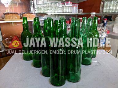 Botol Kaca Amer Hijau 600ML Bersih Yogyakarta