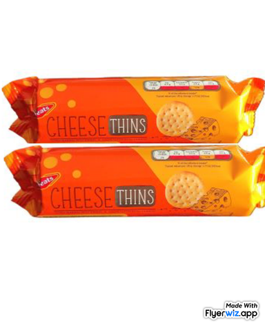 T/T Cheese Thins 100g×12