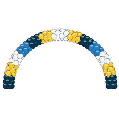 Cluster Balloon Arch - Medium