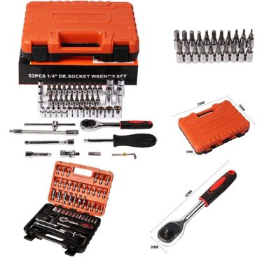 G 3841. 53 Pcs Socket Wrench and Bit Set.