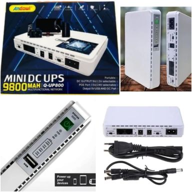 G 3848. Andowl Mini DC UPS 9800MAH.