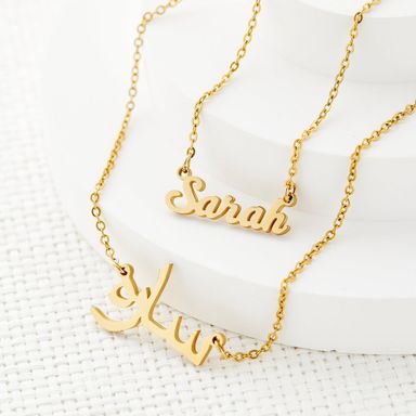 Name Necklaces + Braclet  ( اسوارة + سنسال اسم ) 