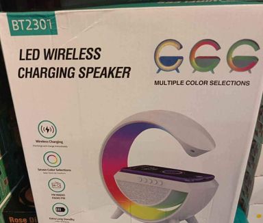 LED Wireless Charging Speaker