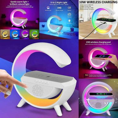 LED Wireless Charging Speaker