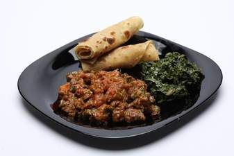 Chapati Beef stew