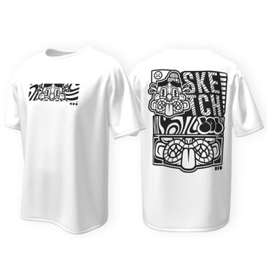 SKETCHONE OVERSIZED T-SHIRT (WHITE)