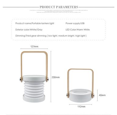 Lampe de table LED rotative 