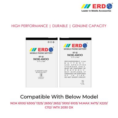 ERD BT-12 (BL-4C, NK-6100) LI-ION Mobile Battery