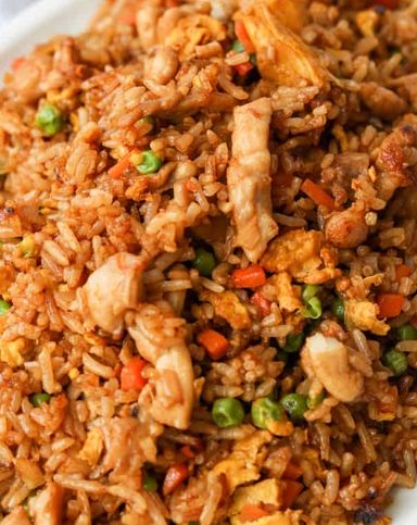 Chicken stir fried rice