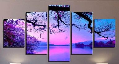 Colourful  Panels  Wall Arts Frames