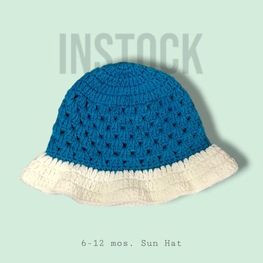 [INSTOCK] 6-12 mos. Granny Sun Hat