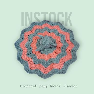 [INSTOCK] Elephant Baby Lovey Blanket