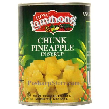 New Lamthong Pineapple Chunks in Syrup 565g