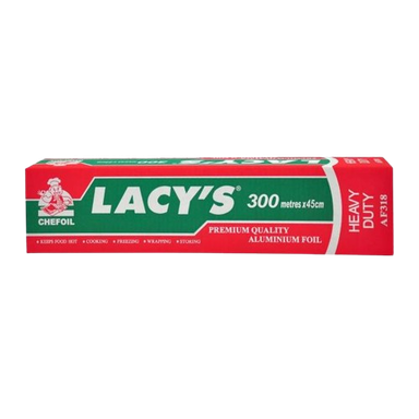 Lacy's Aluminium Foil H/D 45cm x 300m