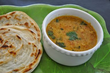 Malabar Parotta, Chicken Salna, Raitha