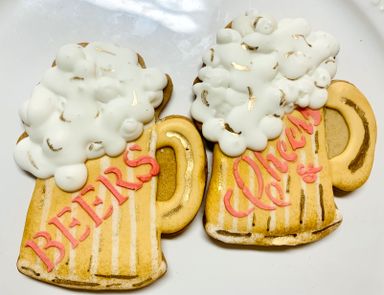 Birthday cookies set of 2 cookies 