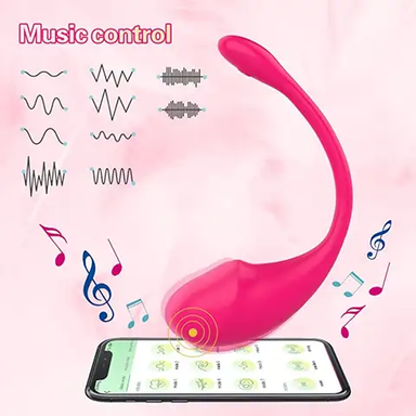 Remote vibrator by app