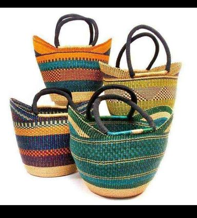 Handmade Straw Baskets