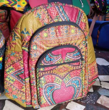 African Print Backpacks