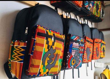 African Print Backpacks