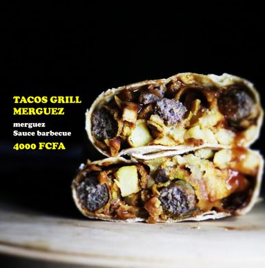 Tacos grill merguez