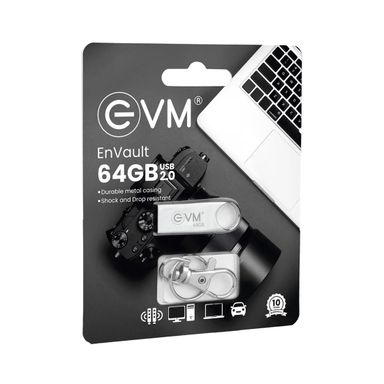 EVM 64GB EnVault USB2.0 EVM PDV/64GB Pendrive With GST Bill