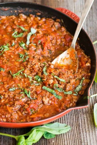 Emirati style Beef Bolognese