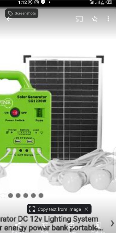 20 watts solar kit