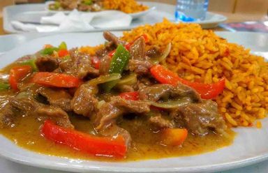 Beef sauce With plain rice or fried rice 