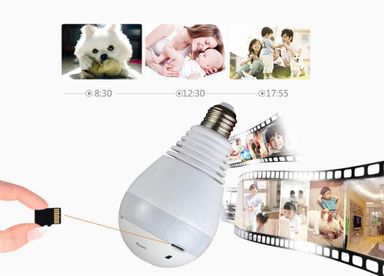 CCTV Light Bulb Camera