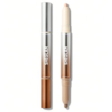 SHEGLAM Fine Line 2-In-1 Nose Contour & Highlight Pen - Umber