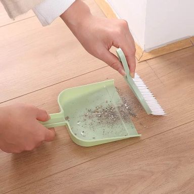 Mini Plastic Broom & Dustpan