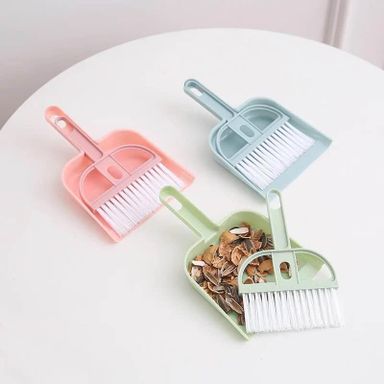 Mini Plastic Broom & Dustpan