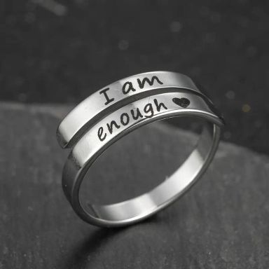 I am enough  Ring (Silver)