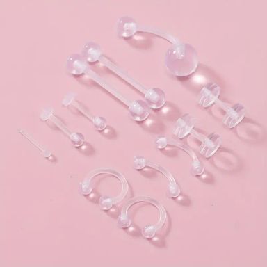 Plastic Body Piercing studs