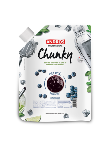 Andros Blueberry Chunky 1kg