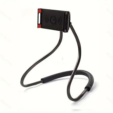 Adjustable hands-free mobile phone holder.