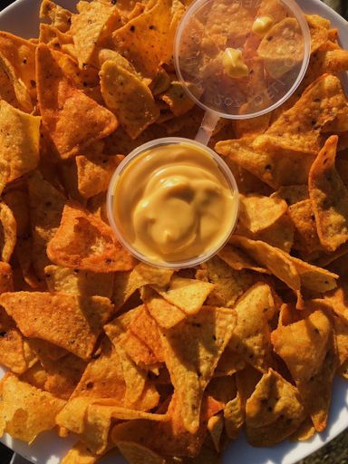 Nachos with Cheese Sauce