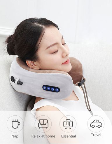 Rechargeable U-Shaped Massage Pillow