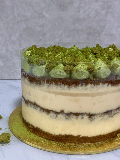 Matcha Tiramisu Round 