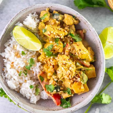 Chicken Satay Rice Bowl