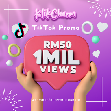 Worldwide Views Tiktok 1 Million Juta