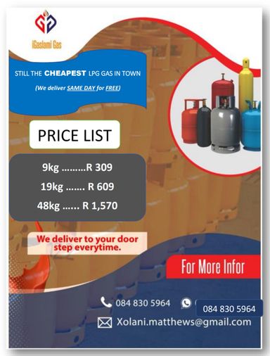 19kg - Gas Refill/Exchange 