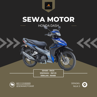 Sewa Honda Dash 110c