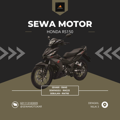 Sewa Honda RS 150cc