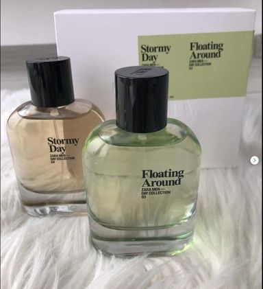 Zara Perfume Original Stormy Day & Floating Around Men (Coleção Dia)