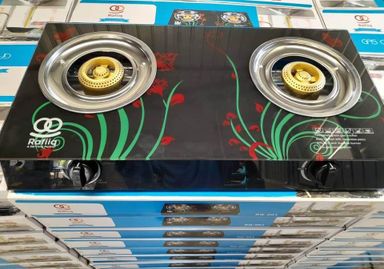 2 Burner Gas Stove Glass Surface
